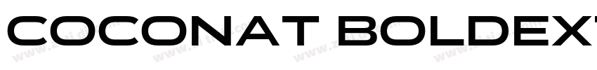 Coconat BoldExt字体转换